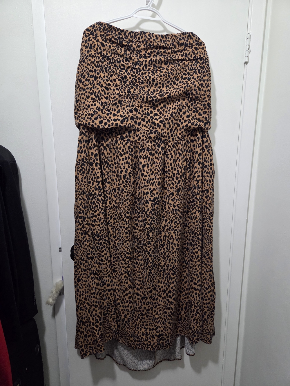 Universal Thread Strapless Leopard-Print Maxi Dress 3X